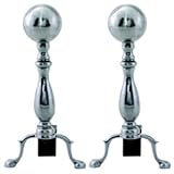 Olde World Iron Log Holder With Suede Leather Carrier