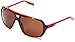 Nike MDL. 200 Sunglasses, Crystal Brown/Hyper Red, Brown Lens