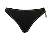 Becca Basic Fit Black Gemstone Bikini Bottom Small