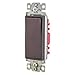 Switch, Brown, 20A, 1-Pole Switch, 1 to 2 HP
