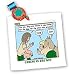 Rich Diesslins Funny KNOTS Scouting Cartoons - Caring is the Key - Dog Care - Quilt Squares
