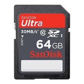SanDisk SDSDU-064G-A11 64GB Ultra SDXC UHS-I Card 30MB/s (Class 10): Computers &amp; Accessories
