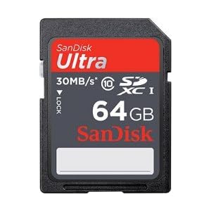 SanDisk SDSDU-064G-A11 64GB Ultra SDXC UHS-I Card 30MB/s (Class 10)