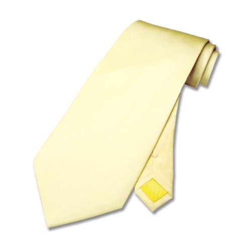 Solid Light YELLOW Neck Tie. Men's NeckTie.