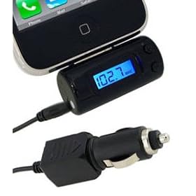 LUPO FM Transmitter and Charger for iPhone 4S, 4, 3GS, 3, iPod Touch, Classic, Nano (All Generations) - BLACK