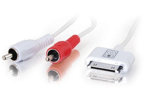 Cables To Go 4-Feet RCA Stereo to Dock Connector Cable for iPod