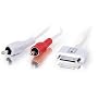 Cables To Go 4-Feet RCA Stereo to Dock Connector Cable for iPod
