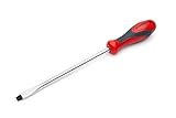 Crescent CSD58V 3/8-Inch by 8-Inch Slotted Screwdriver, Red/Black [並行輸入品]