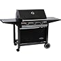 BeefEater BBQ  3 Burner 900 Series Deluxe BBQ with Side Burner and Metal Trolley