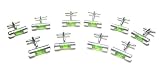 Wholesale Level Cufflink Lot : 5 Pairs of Green Spirit Level Cufflinks W/Gift Boxes