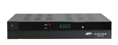Easy One S-HD 10 Digitaler Satelliten-Receiver (PVR-Ready, USB 2.0) schwarz