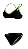 TYR Sport Women's Neon Solid Ringback Workout Bikini Swim Suit