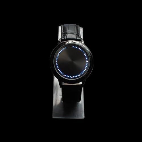 Flylinktech® Fashionable Blue LED Digital Touchscreen Watch with Soft Leather/ wirst watch