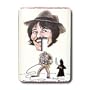 Londons Times Funny Panel Hollywood Cartoons - George Harrison Ford - Light Switch Covers - single toggle switch