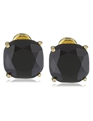 kate spade new york "Essentials" Jet Black Small Clip Earrings