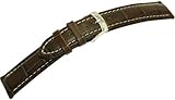 MORELLATO (モレラート) 時計バンド  PLUS プラス 20mm ダークブラウン 牛革型押し U3252 480 032 020