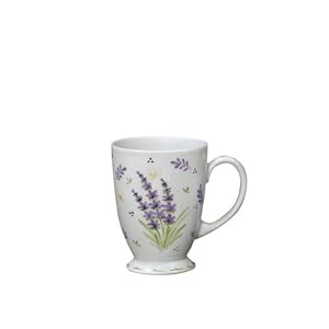 4 Inch Lavender Pedestal Coffee Mug by 