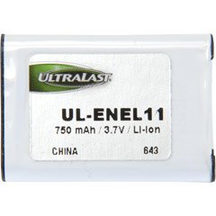 UltraLast ULENEL11 Digital Camera Battery Pack for Nikon EN-EL11, Olympus Li-60B, Pentax D-LI78