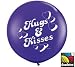 Hugs & Kisses Purple Quartz 3' Latex Balloon