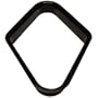 Economy Black Plastic 9-Ball Rack