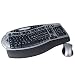 Search : Microsoft Wireless Optical Keyboard & Mouse (Silver & Black)