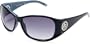 Anne Klein Women's AK3148 Sunglasses,Navy/Light Blue Frame/Grey Gradient Lens,one size