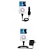 Essential Kit for the Apple iPod Video (60GB) - includes Car and Wall Charger with Rapid Charge Technology - Gomadic Brand w/ TipExchange Technology