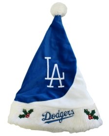 Los Angeles Dodgers Santa Hat - Color Block 2010