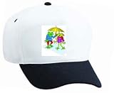 White Cap with water, umbrella, frogs