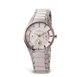 Skagen Women's 2 Tone Stainless Steel 3 Dials Multi Function Watch #750SSXR
