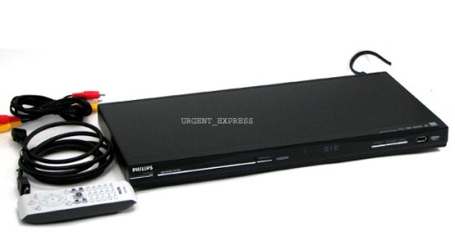 PHILIPS Hi-Def 1080p Up-Conversion Multi Region Zonefree DVD Player with DivX HDMI and USB. Plays PAL/NTSC DVDs From Any Region (Model DVP5982)