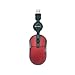 Gear Head Optical Retractable USB Mobile Mouse, Red/Black (MP1750RED)