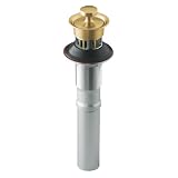 Buy Kohler K-7127-A-2BZ Lavatory Drain with Non-Removable Metal Stopper and Overflow,... by Kohler
