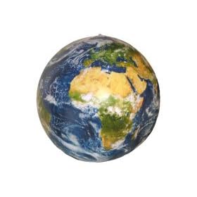 Earth Ball 16inch NASA Photo Real Globe inc. Free Global Handbook
