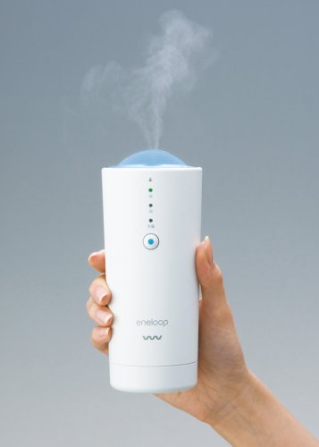 SANYO いつでも、どこでもきれいな空気を!  ポータブル 空間 清浄器 eneloop air fresher (マシュマロホワイト) CAF-VW10TG(W)