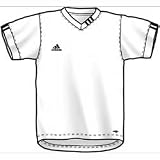 ADIDAS Functional V Neck Unisex Training Shirt (505287), Extra Small