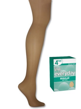 hosiery toes:L'eggs Everyday Regular ST 4 Pair # 39500