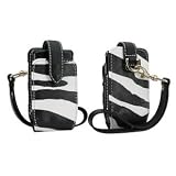 31nGSh4zdEL. SL160  Dooney and Bourke Cell Phone Case / Pouch Zebra Stripe Black