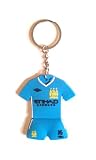Manchester City FC Sergio Aguero #16 Home Jersey Keychain