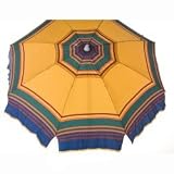 6ft Acrylic Beach Umbrella with Tilt & Vent