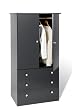 Bedroom Wardrobe Closet Black