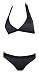Adidas Lycra Damen Neckholder Bikinis Triangel Bademode Strandbikinis Triangelbikini Badebekleidung Strandbekleidung Oberteile tops Neckholderbikinis schwimmen Frauen phantom 40