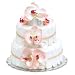Small Pink Orchids Diaper Cakes