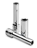 SK Hand Tool 8422 6 Point 22mm Drive Deep Socket, 3/8-Inch, Chrome [並行輸入品]