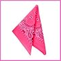 Pink Paisley Cowgirl Bandannas (1 dz)