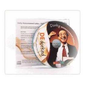 DEdorked Dorky announcement letters CD-ROM for Real Estate Professionals