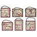 Dimensions Needlecrafts Counted Cross Stitch, Christmas Sayings Ornaments