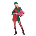 Fancy Dress Christmas Costumes - Ladies Elf Costume - Small - 8 / 10