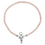 Honora Baby Plum Pearl Toggle Necklace