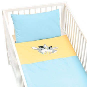 Sterntaler 92602-31 - Kinder-Bettwäsche Emmi Esel, 100 * 135 cm